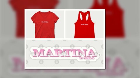 MARTINA. MY NAME IS MARTINA. SAMER BRASIL (TEEPUBLIC)