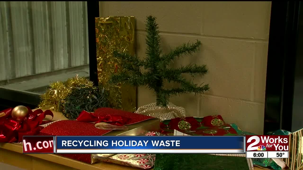 Recycling holiday waste