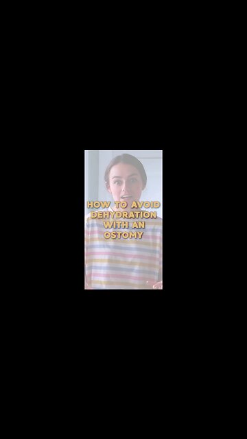 How to Avoid Dehydration with an Ostomy | #Shorts | Let's Talk IBD