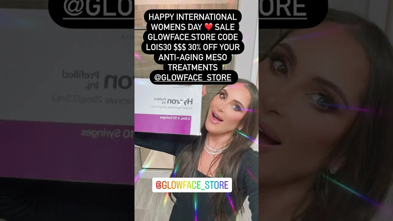 Happy International Women’s Day Beauty’s- GlowFace.Store Sale code Lois30 saves you 30% until 23