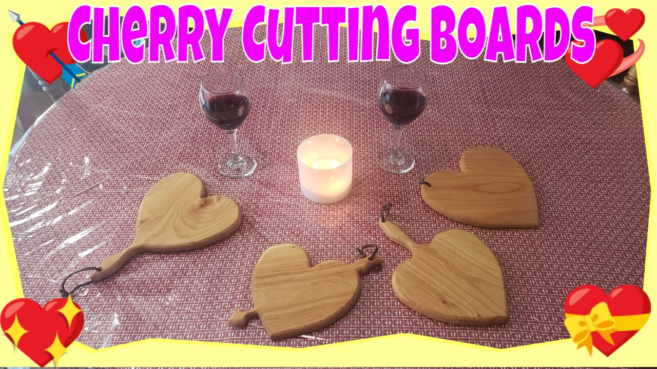 Heart Shaped Cutting Board or Cheese board