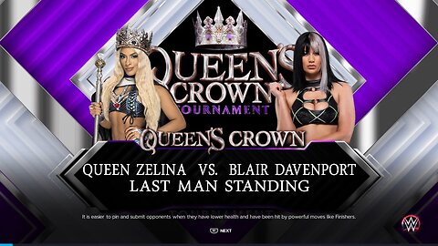 WWE 2K23 Queen's Crown Quarter-Final Round 4: Zelina Vega Vs. Blair Davenport