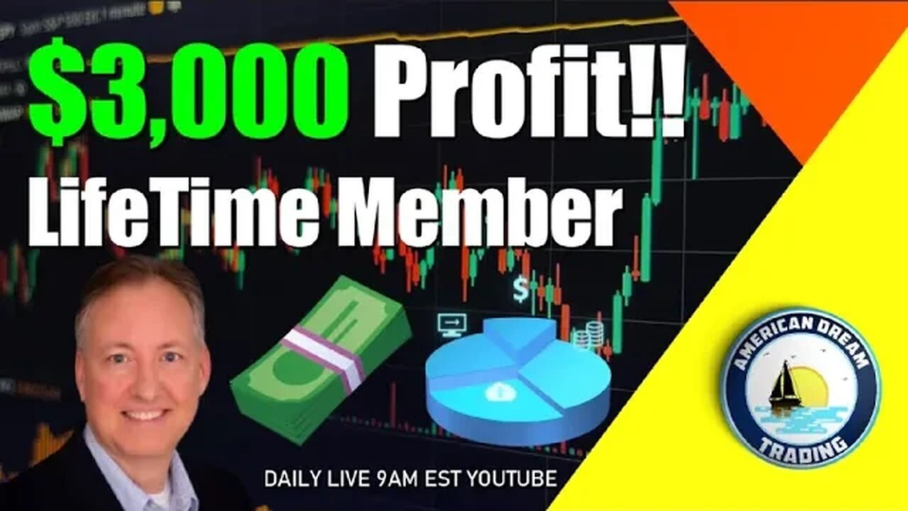 $3,000 Profit Lifetime Member Stock Market Profit