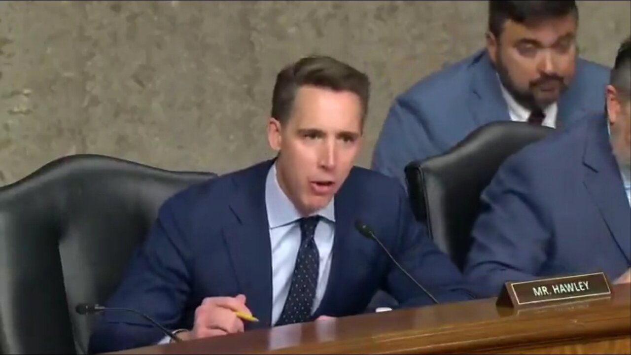 Sen Josh Hawley Takes Down Liberal Attorney On Illegal Immigration