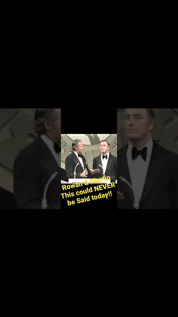 Rowan & Martin - This could NEVER be said on TV today…..trigger warning!!