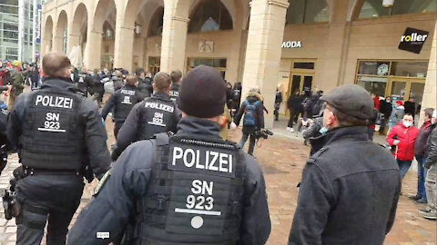 27.03.21 Spaziergang in Chemnitz eskaliert