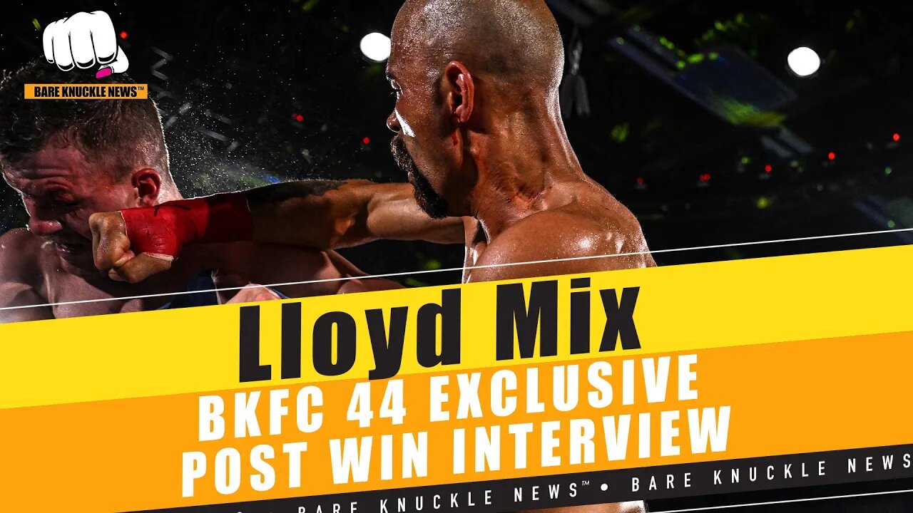 #LloydMix on Overcoming Car Accident and Winning Return at #BKFC44