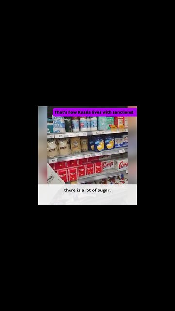 Polish man shows how Russia lives with sanctions