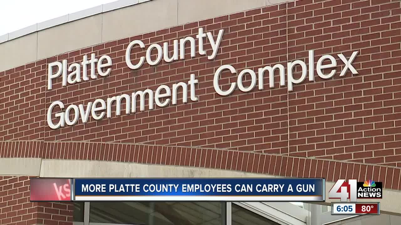 More Platte County employees can bring handguns to work