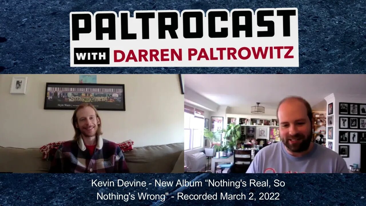 Kevin Devine interview with Darren Paltrowitz