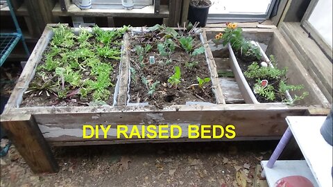 Finished Sealing Greenhouse & Made Raised Beds