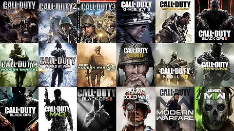 EVOLUTION CALL OF DUTY (2003-2023)