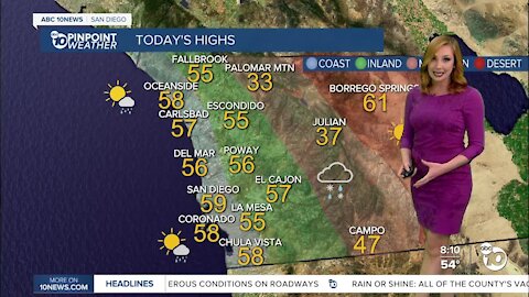 ABC 10News Pinpoint Weather with Meteorologist Leah Pezzetti