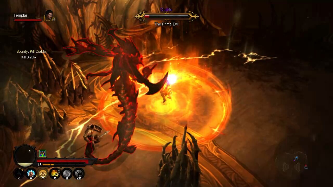 Vengeful Monk Deals Final Blow to Diablo