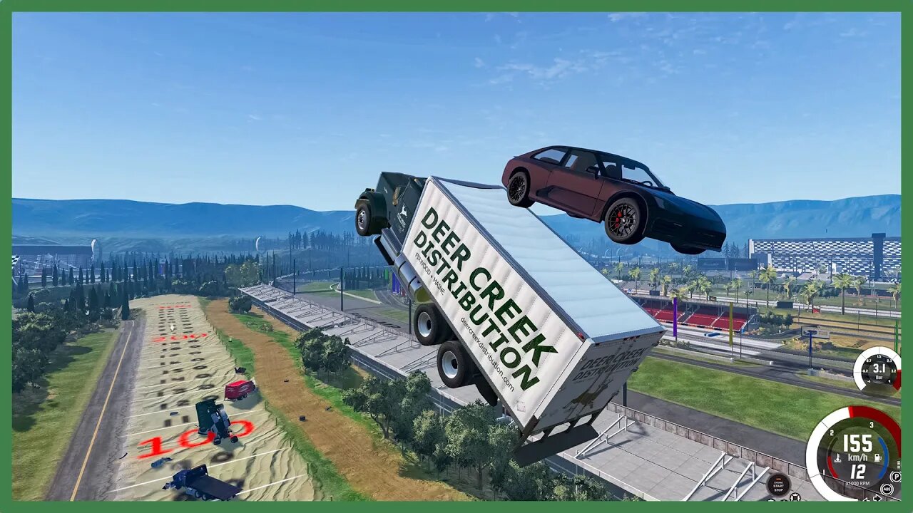 TruckFails | Truck + Cars Jumping #81 | BeamNG.Drive |TrucksFails