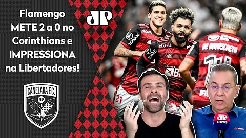 "FOI UM BAILE! PARECIA que o Flamengo contra o Corinthians..." Mengão IMPRESSIONA após 2 a 0!