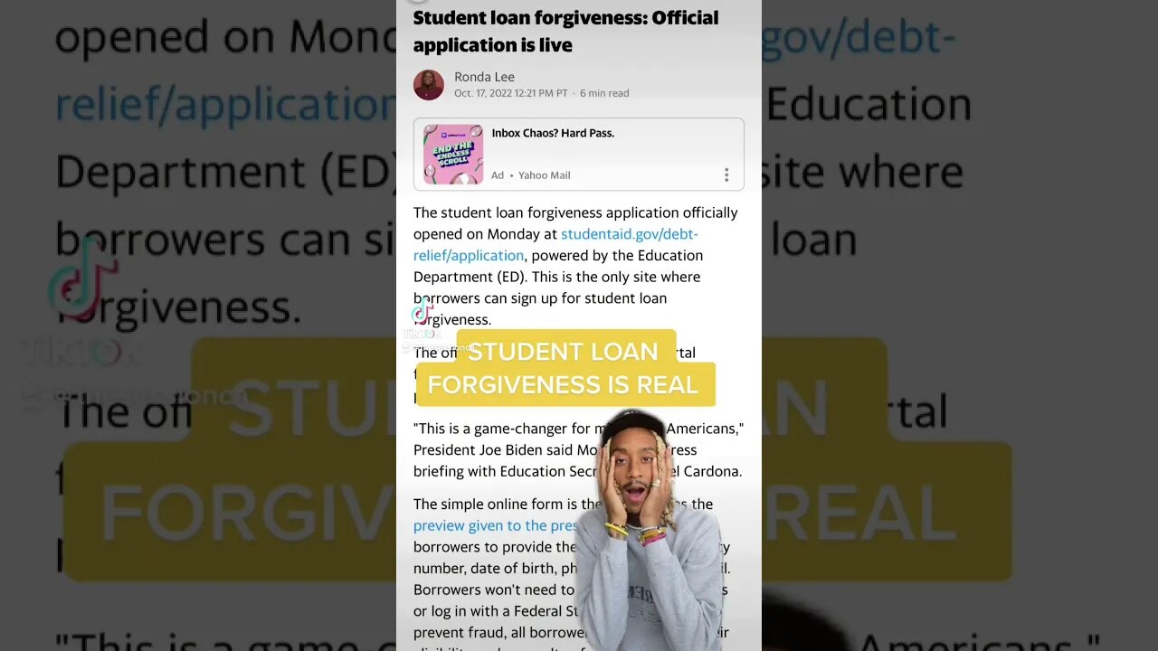 STUDENT LOAN FORGIVENESS IS HERE!