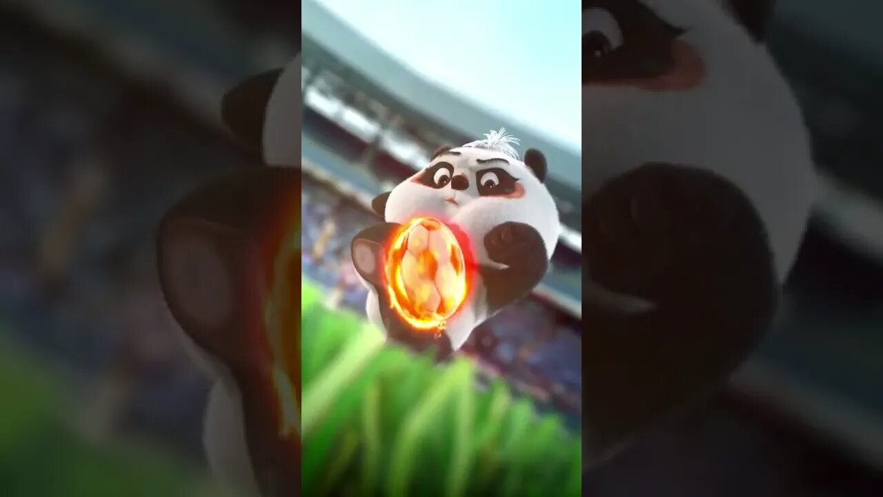 nothing is impossible #shorts #funny #football #animation #cute #panda