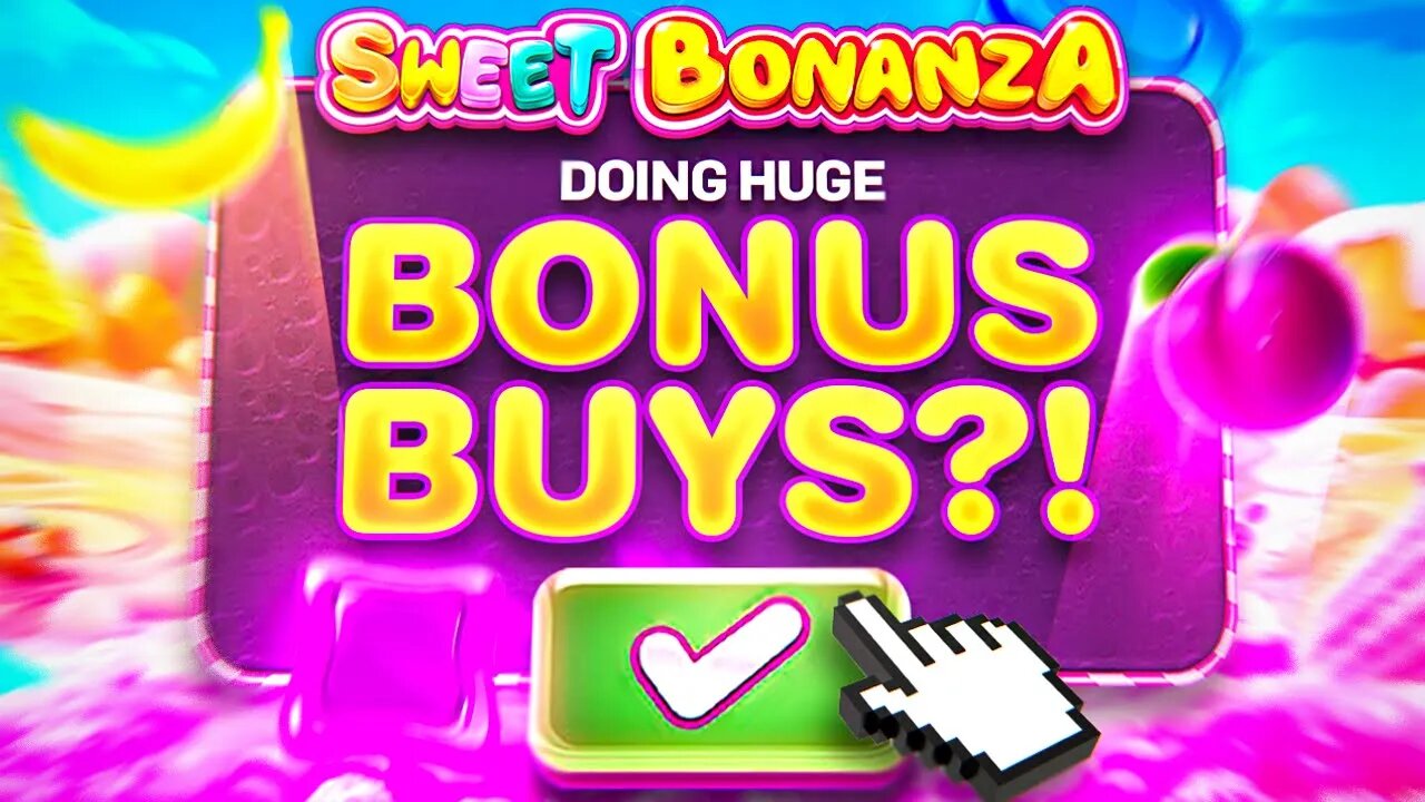 WE DID HUGE BONUS BUYS and SPINS on SWEET BONANZA!