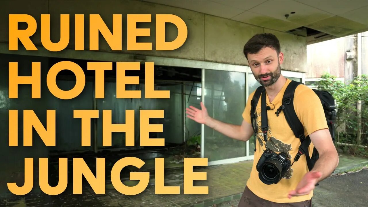 Exploring a Ruined Hotel on a Tropical Island