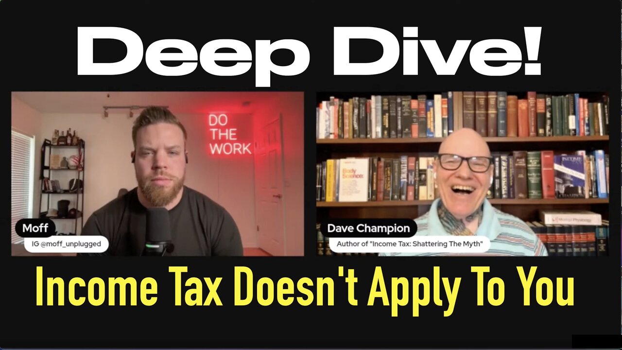 Incredibly Revealing Interview: Why `Income Tax Doesn't Apply To You!