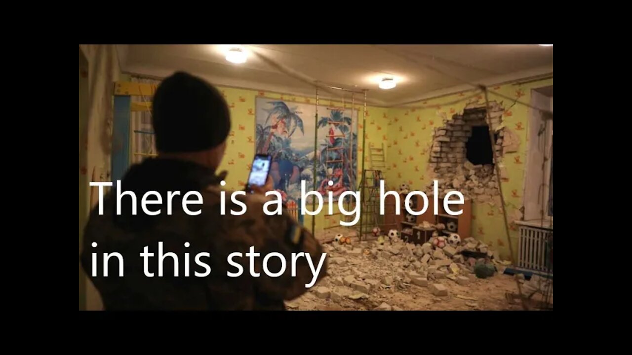 Bomb strike on kindergarten