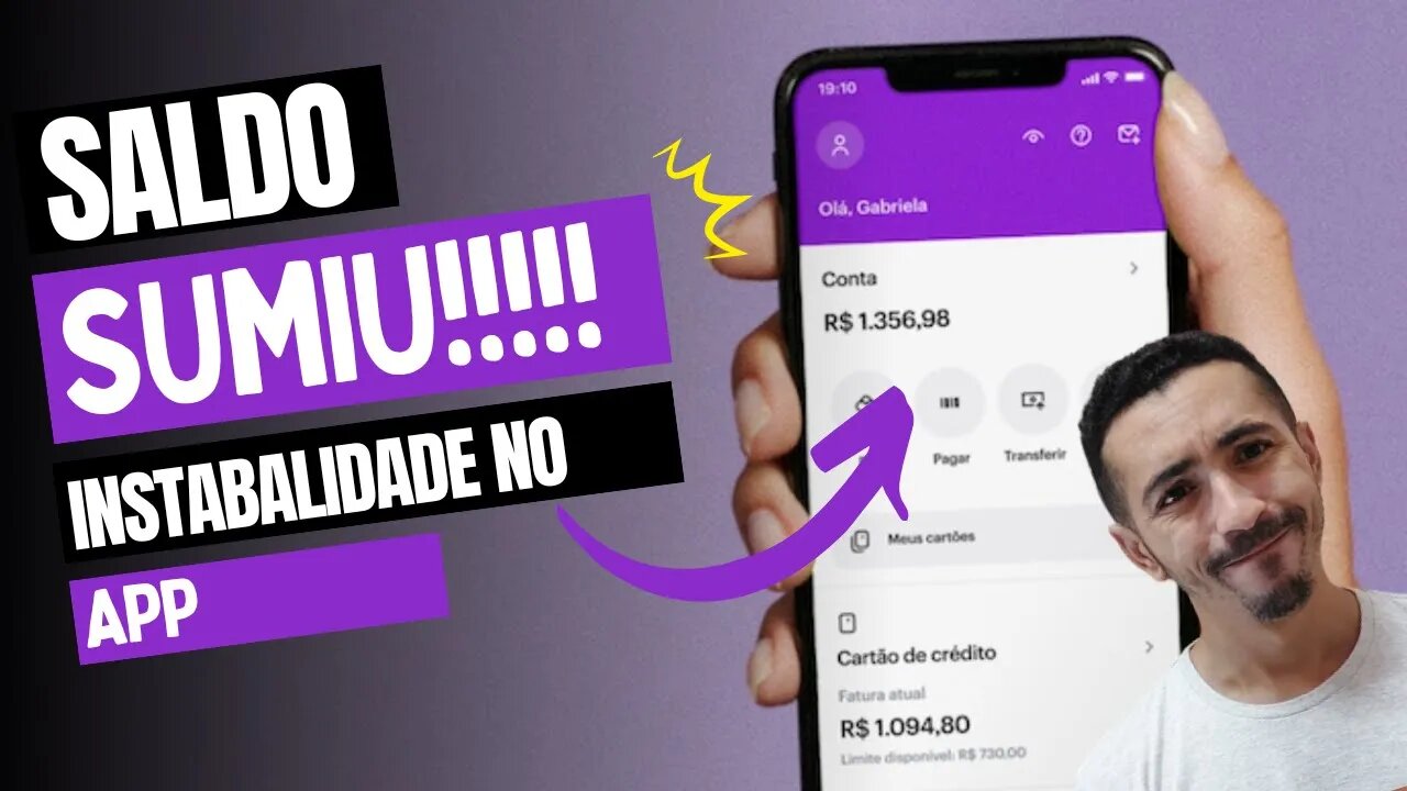 Nubank: Saldo Nubank sumiu. Porque? É hora de trocar de banco?