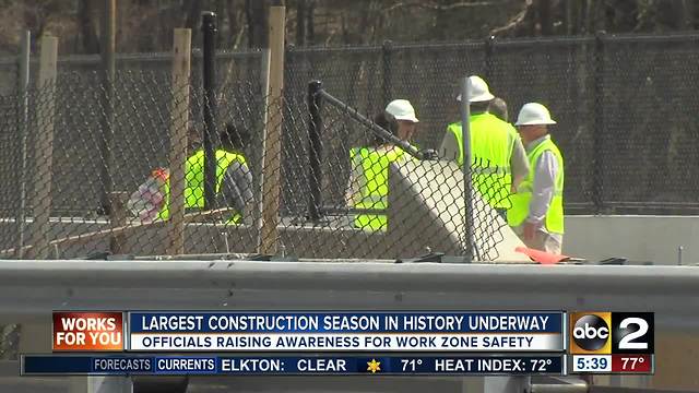 Maryland announces work zone safety initiative