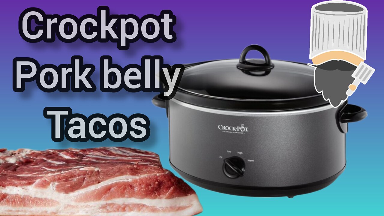 How to make Slow cooker Pork belly tacos