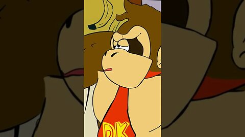 donkey Kong gets a new job💀 #comedy #animation #shortvideo #screaming #shorts #short #dk #donkeykong