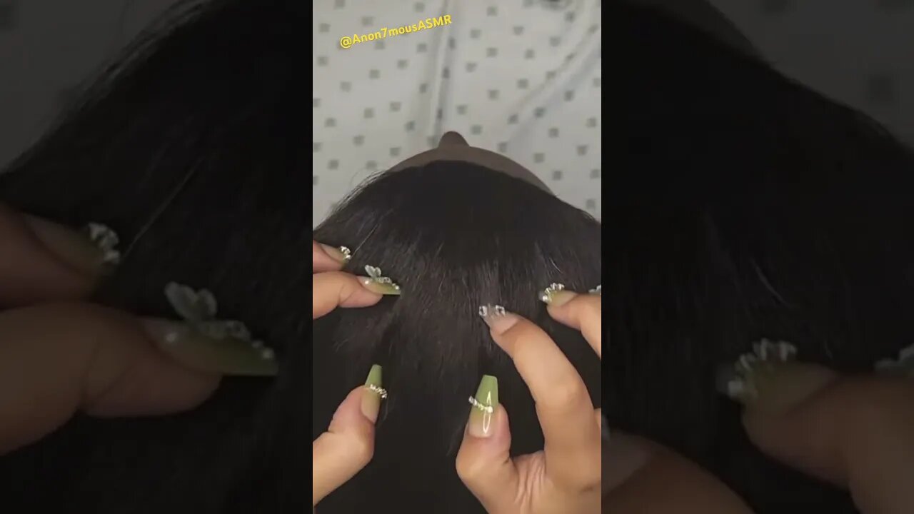 Relaxing Scalp Massage for Relaxation/Sleep 💆🏽‍♀️ 💤 #asmr #asmrsounds #anon7mousasmr #relaxing