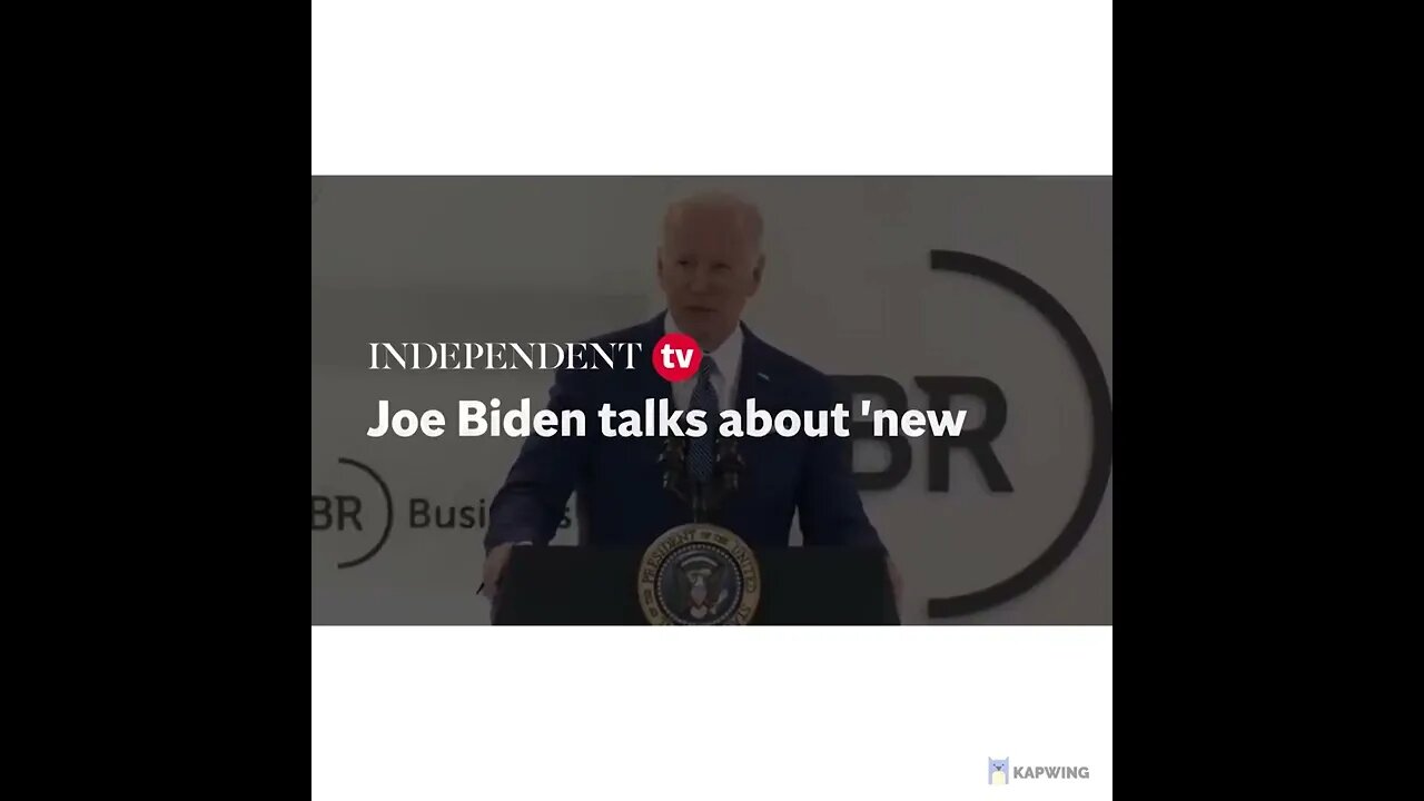 Biden in His Own Words! New World Order?