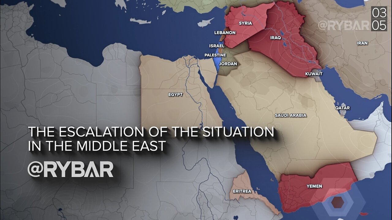 ►🚨▶◾️⚡️⚡️🇮🇱⚔️🇵🇸 Rybar Review of the Middle East on May 3-9, 2024