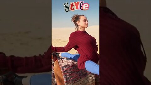 A Woman In A Leg Split Between Two Camels #billionairelifestyle #shorts #ytshorts