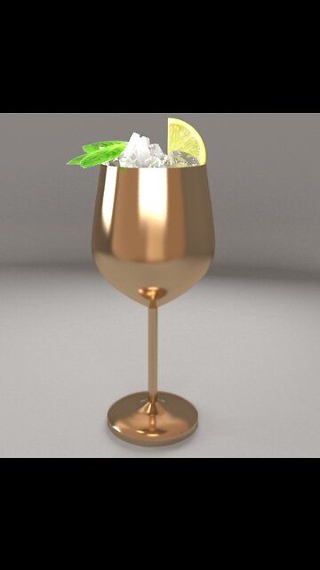 Cocktail Cup 3d Model