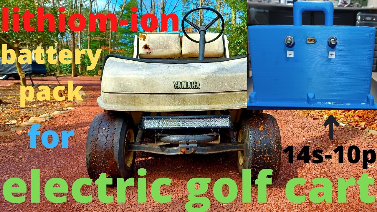 How to make a battery pack for a golf cart