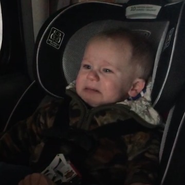 This Baby Is Spooked By The Carwash