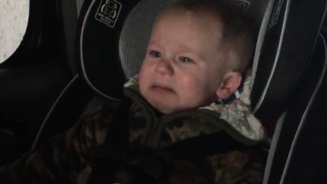 This Baby Is Spooked By The Carwash