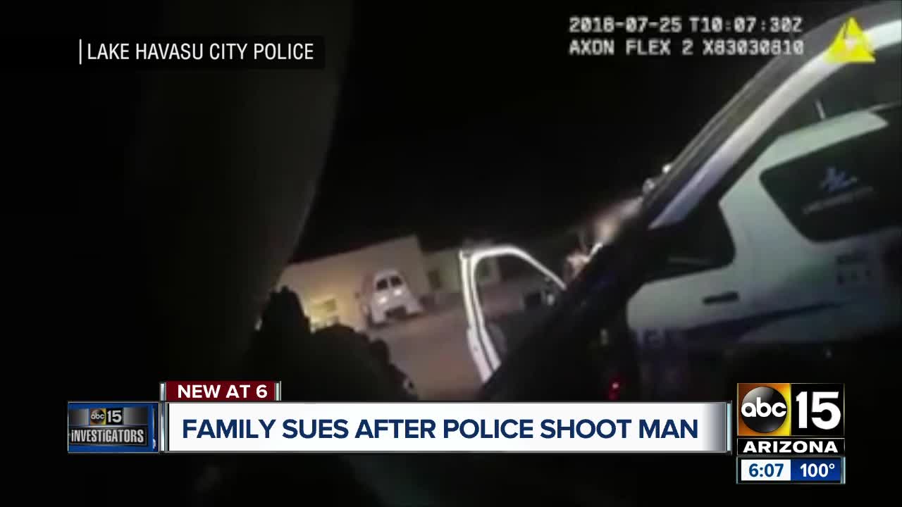 Family of man killed by Lake Havasu City police suing the city