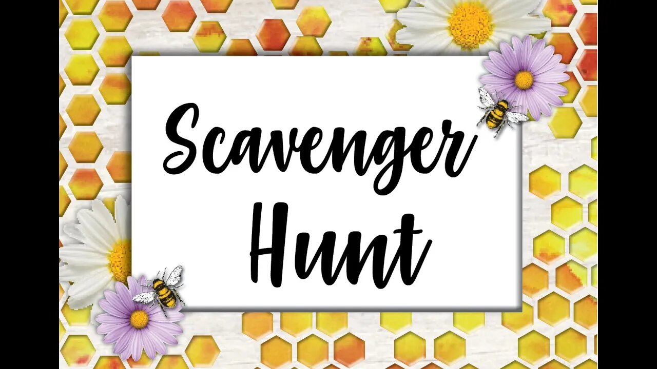 Scavenger Hunt Annual Catalog Review with Cards by Christine