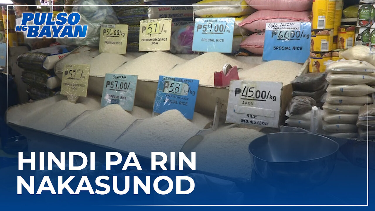 Ilang tindahan ng bigas sa Guadalupe Market, hindi pa rin nakasunod sa price ceiling sa bigas