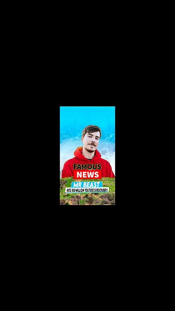 Mr Beast Hits 100 Million YouTube Subscribers | FAMOUS NEWS