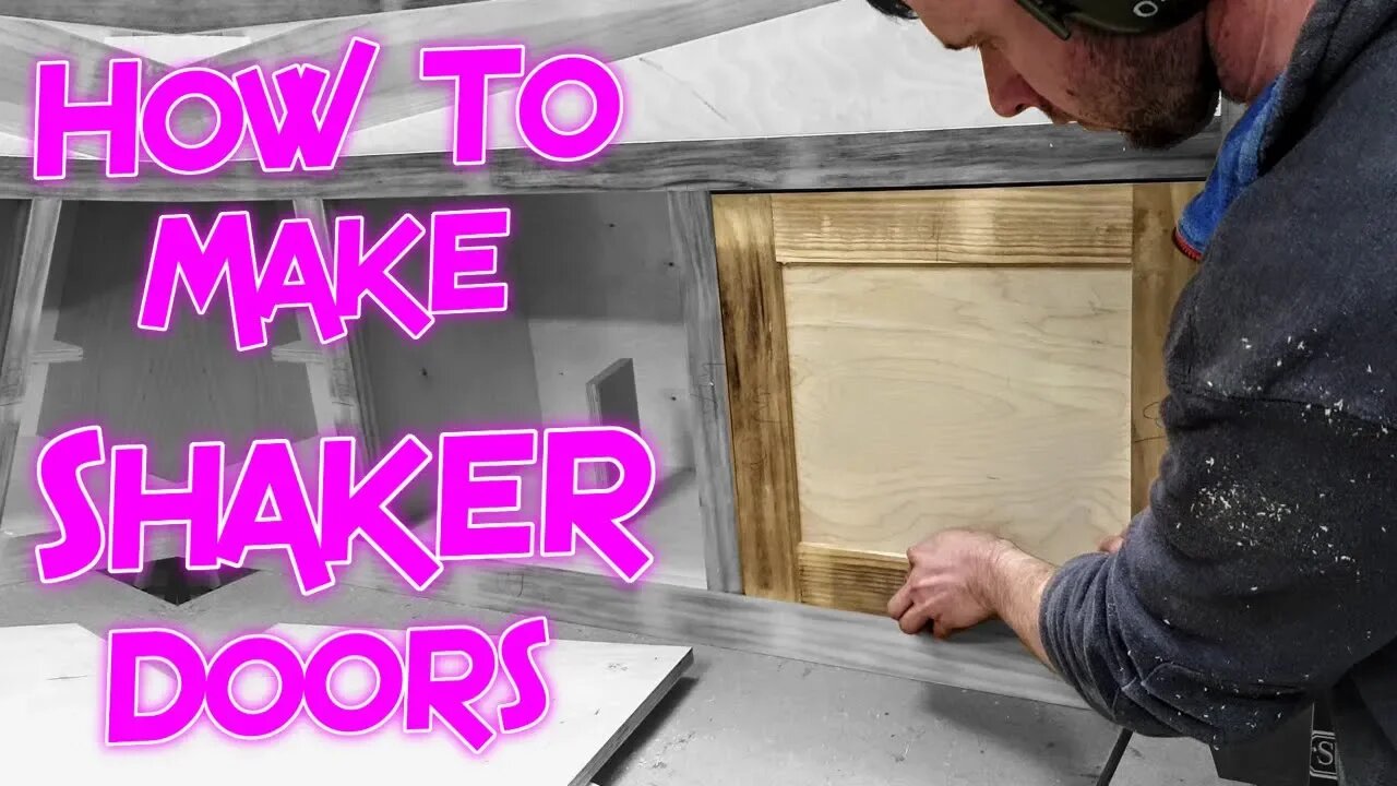 Shaker Doors. How to make a Shaker Cupboard/Cabinet Door.