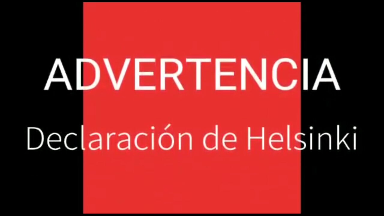Declaración de Helsinki y uso del dióxido de cloro.