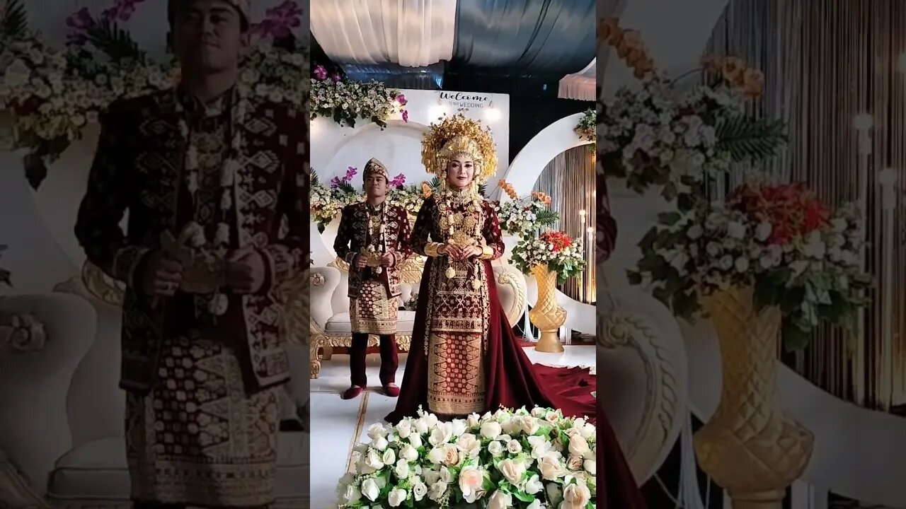 PENGANTIN PAKAIAN ADAT PALEMBANG MODIFIKASI #shortvideo #short #shorts