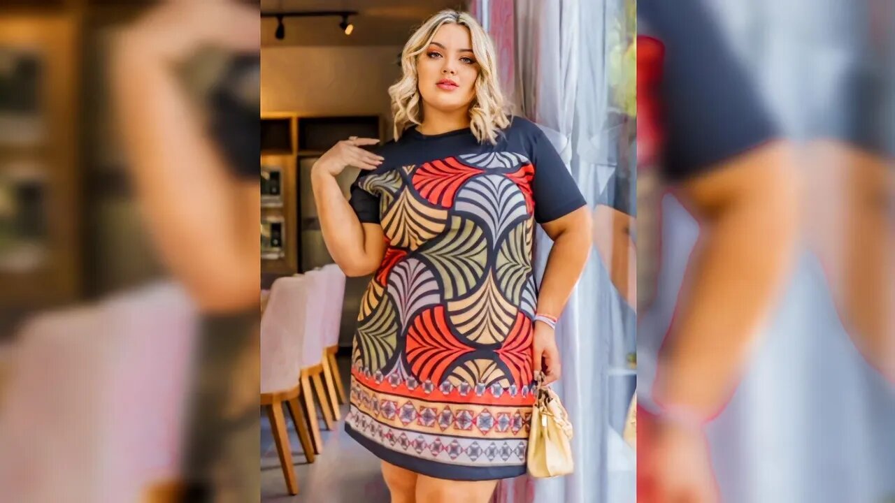 ✔️ VESTIDO TUBINHO PLUS SIZE