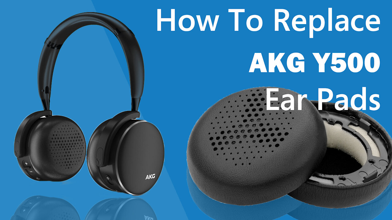 How to Replace AKG Y500 Headphones Ear Pads/Cushions | Geekria