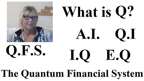 Use A.I. instead of letting A.I. use us. Quantum Intelligence. Decentralized public ledger. QFS