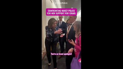 Nancy Pelosi heckled over Israel support by Code Pink