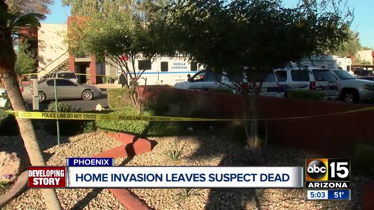 Phoenix home-invasion suspect entered apartment while girl was home alone, shot and killed by police